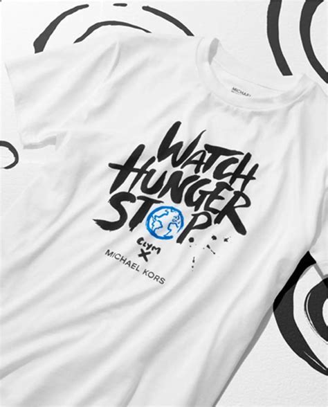 michael kors watch hunger stop t shirt buy